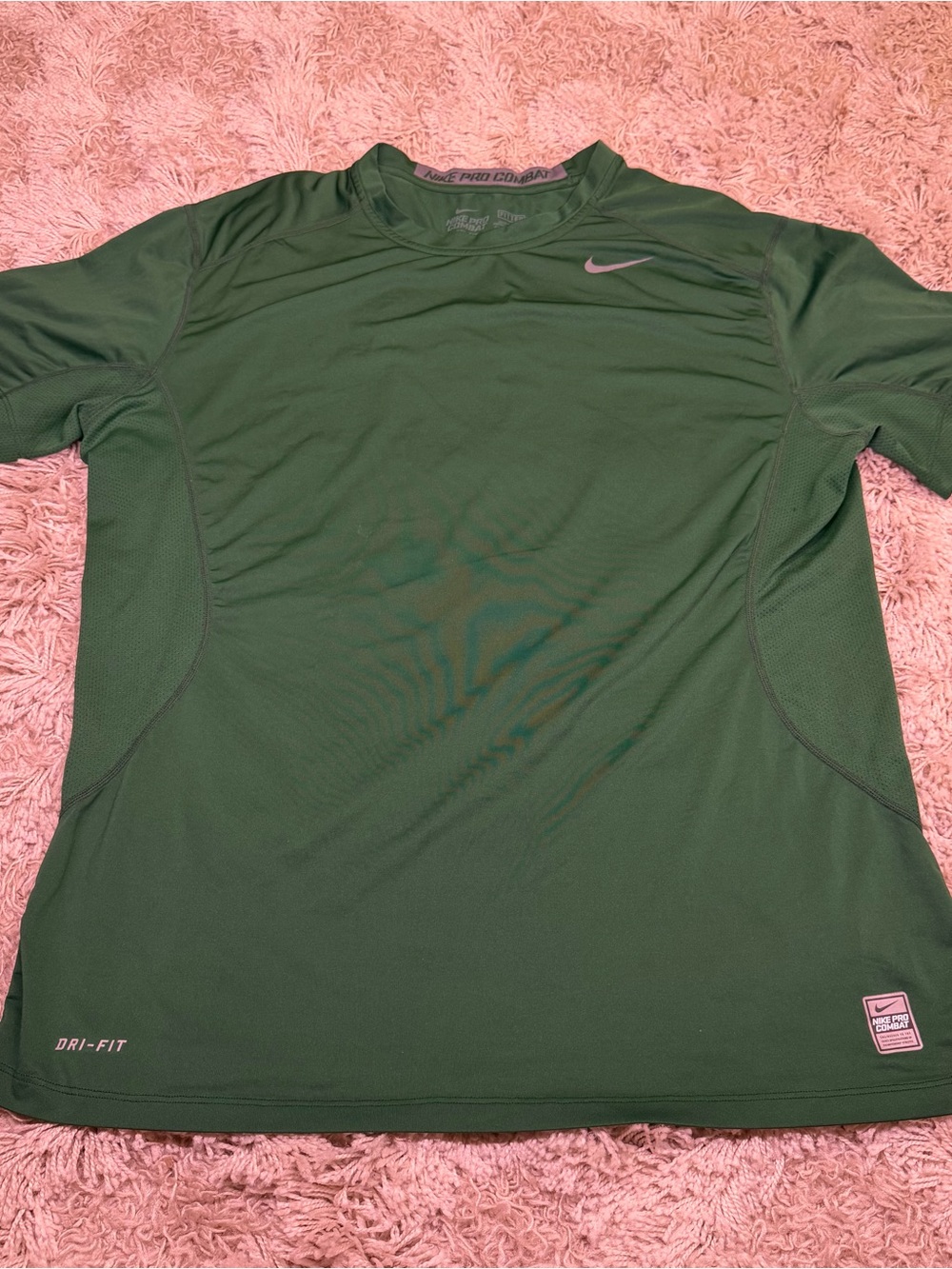 Nike Green Short-Sleeve Dri-FIT Performance Tee